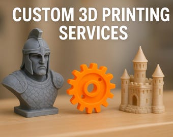 Custom 3D Printing Services - 3D Prints - Prototypes - modeling
