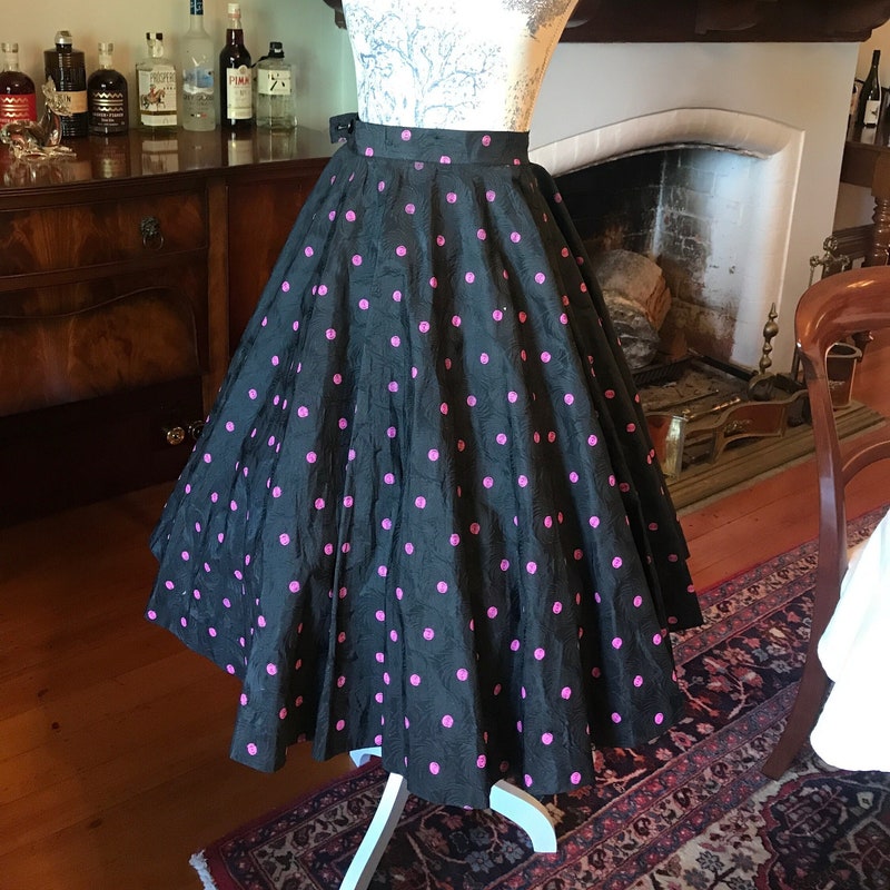 Multicolored Printed Taffeta Skirt main image 0