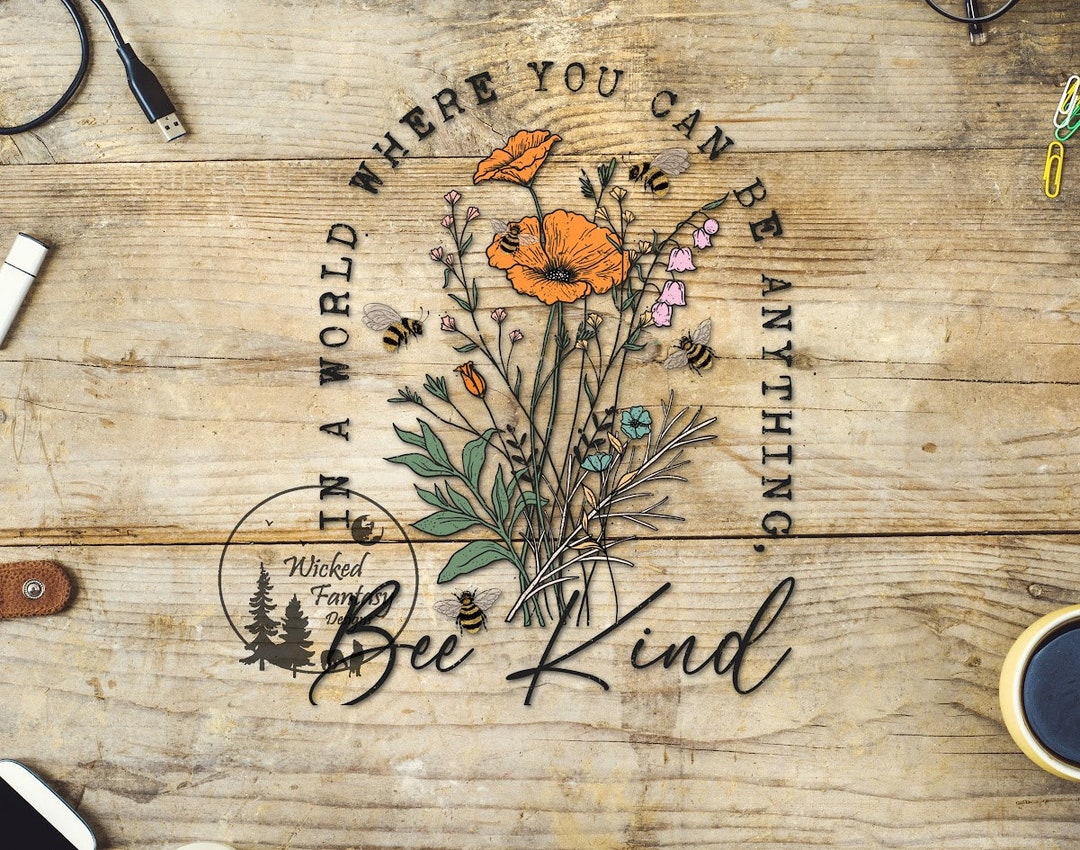 In a world where you can be anything bee kind tee Long Sleev - Inspire Uplift