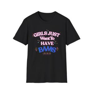 Girls Just Want to Have Bams Mahjong Shirt | Funny Bamboo Tile Tee | Mahjong Gift for Women | Game Night Shirt | Cute Mahjong T-Shirt
