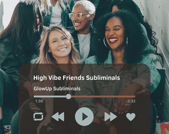 Attract High Vibe Friends Subliminal - 8 Hours - Pink Noise