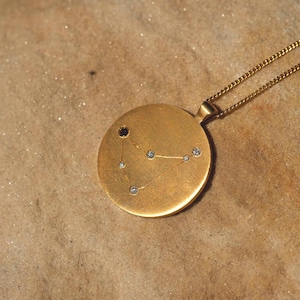 Capricorn Zodiac Handmade Necklace, Astrology Gift for Her, Capricorn Pendant, Silver Constellation, Birthday gift, Birthstone Jewelry.