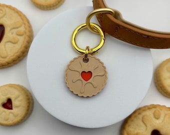 3D Printed Jammie Biscuit Dog Tag – Personalized Pet ID Tag