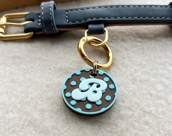 Polka Dot Pet Tag - personalised, custom made, dog tag, accessories, keyring