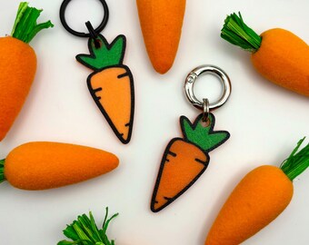 Personalized Carrot Dog Tag: 3D Printed Pet ID, Easter Gift