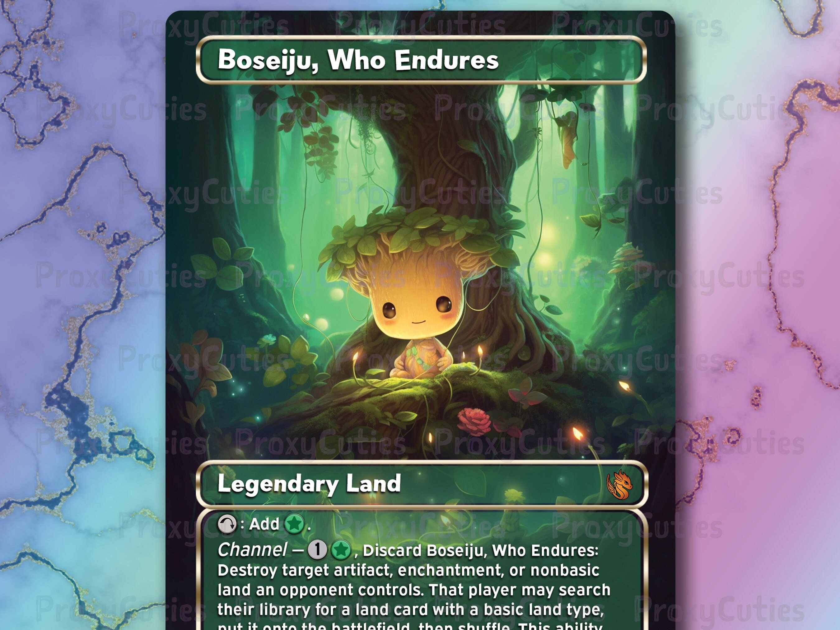 Boseiju, Who Endures Proxy Card - Cute Edition