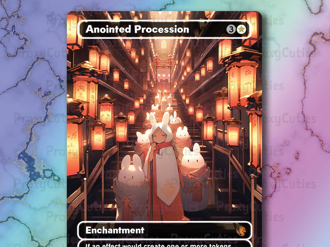 Anointed Procession Proxy Card Etsy