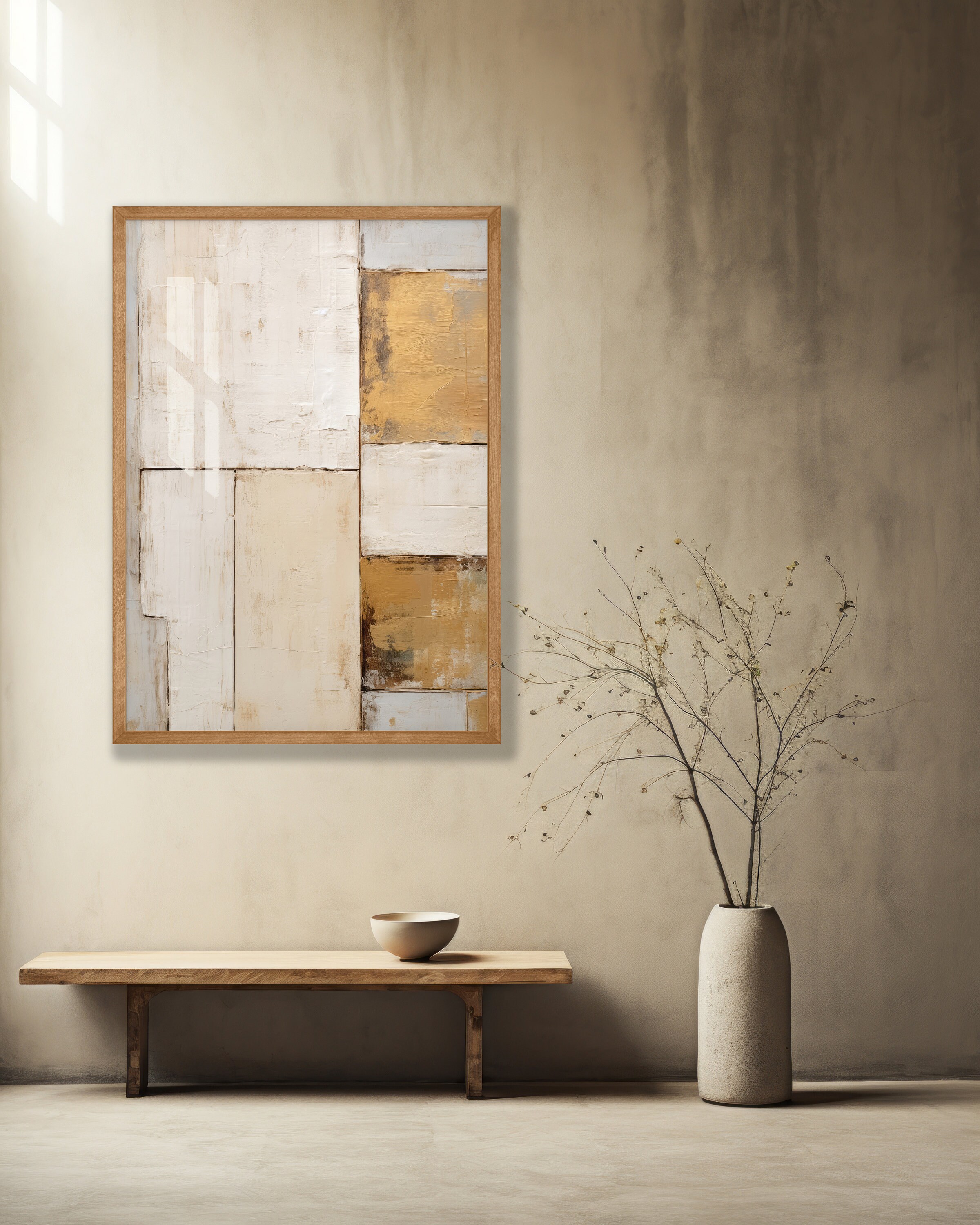 Wabi Sabi Wall Art Gallery SET of 3 Wabi Sabi Abstract Art - Etsy