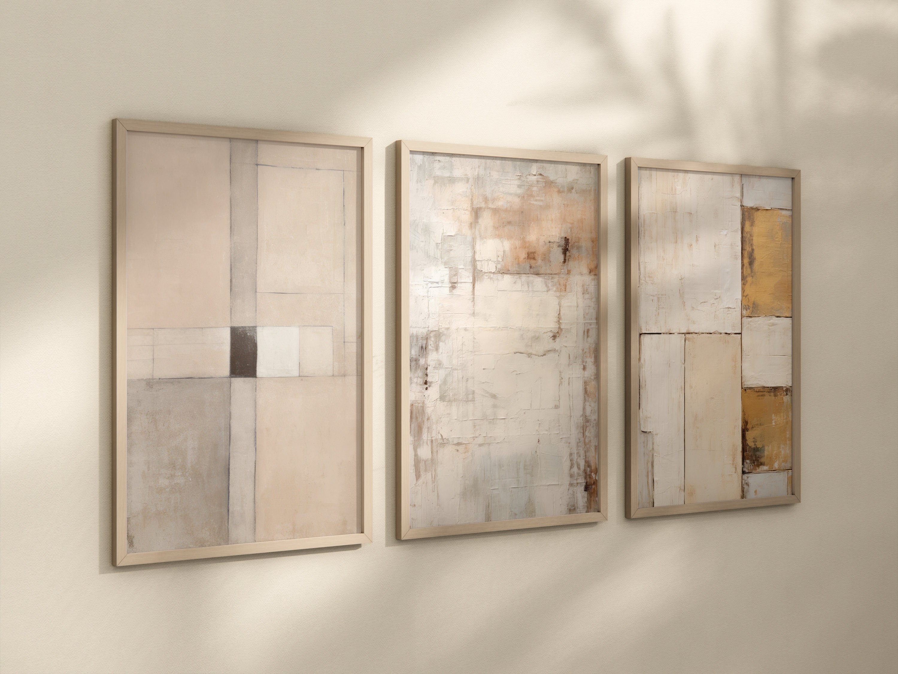 Wabi Sabi Wall Art Gallery SET of 3 Wabi Sabi Abstract Art - Etsy