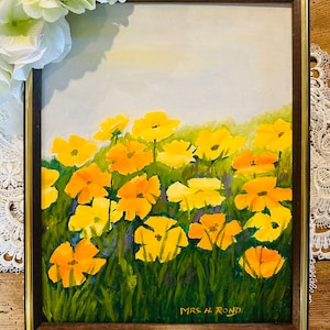 Cheerful Oil on Board