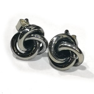 Stud earrings knot 8 mm