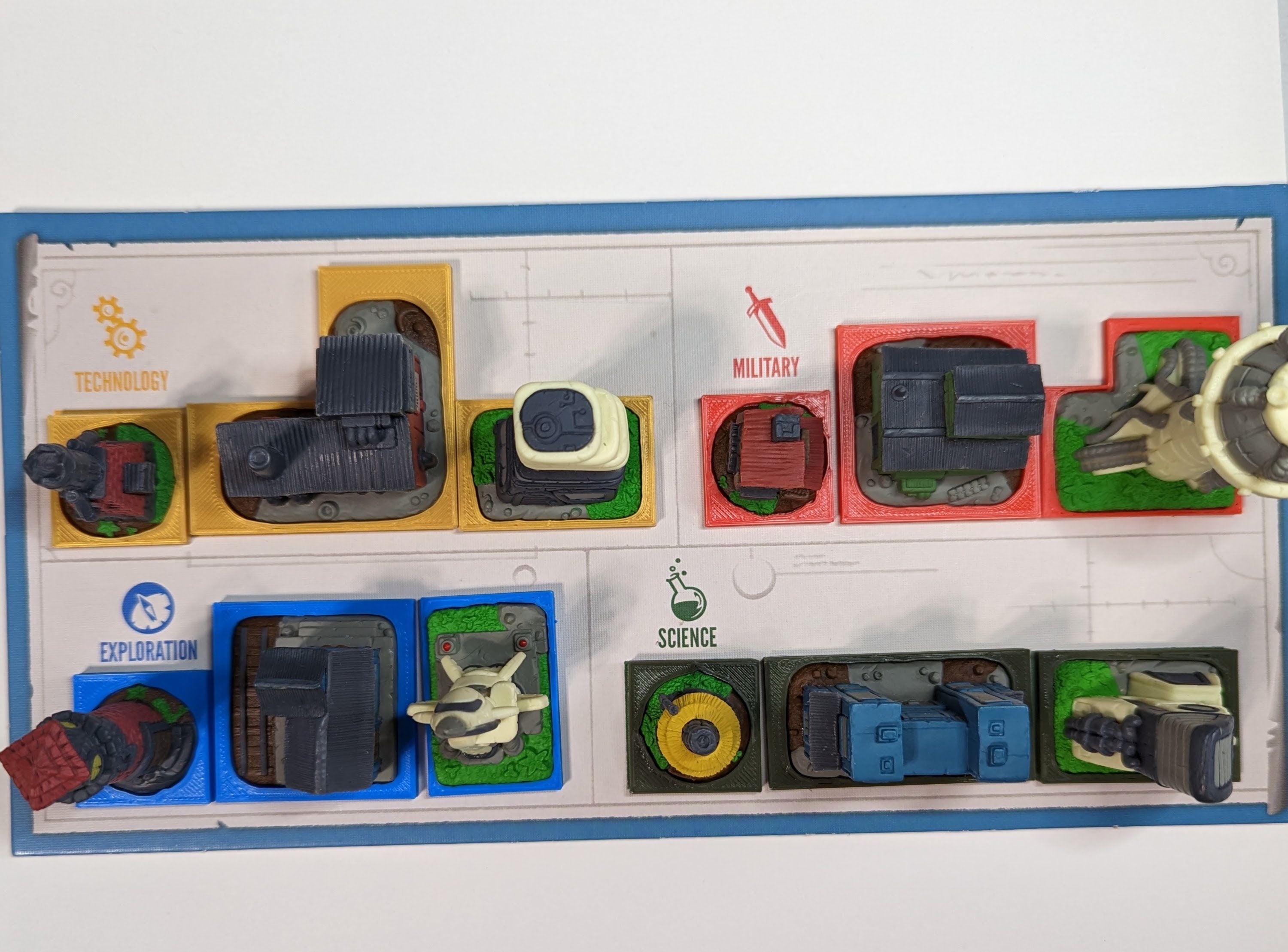 Tapestry Board Game Snap on Bases for Landmarks Etsy