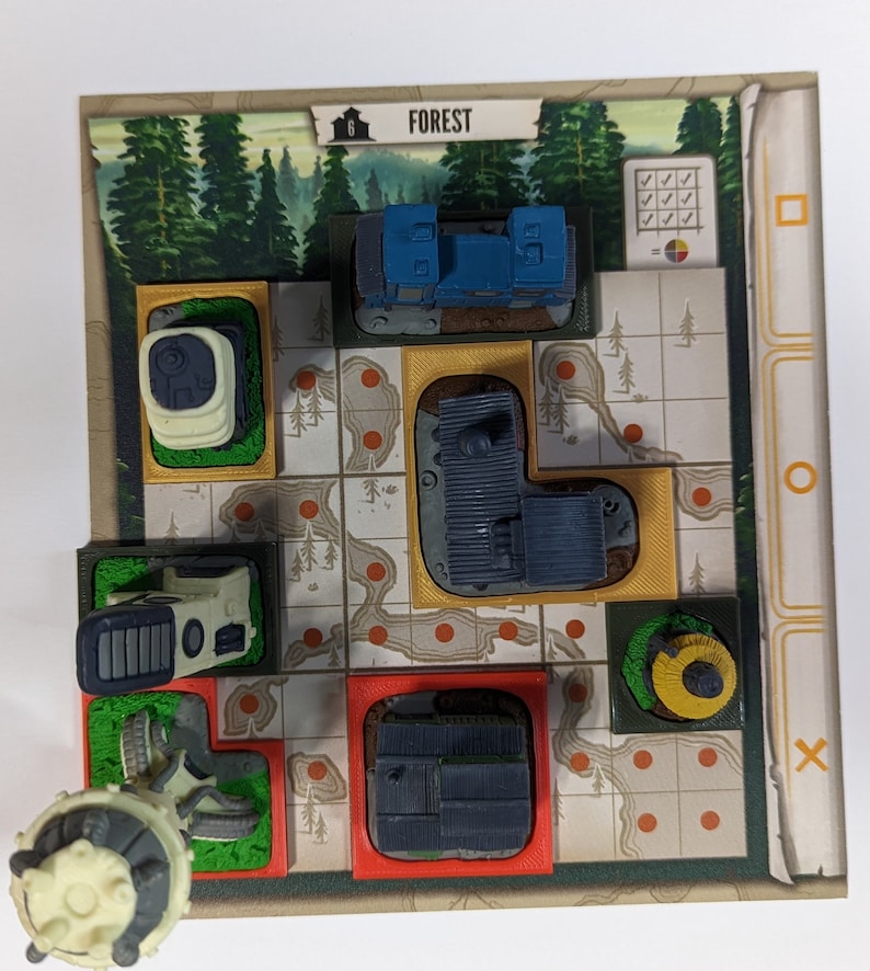 Tapestry Board Game Snap on Bases for Landmarks Etsy