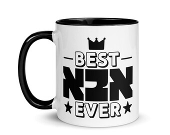 Best Abba Ever Father's Day Hebrew Mug