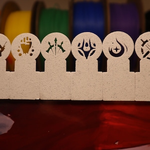 Class ONLY Initiative Trackers for Combat Order Markers | Great Game Master Tool for Adventuring Parties in DnD or other Tabletop Games