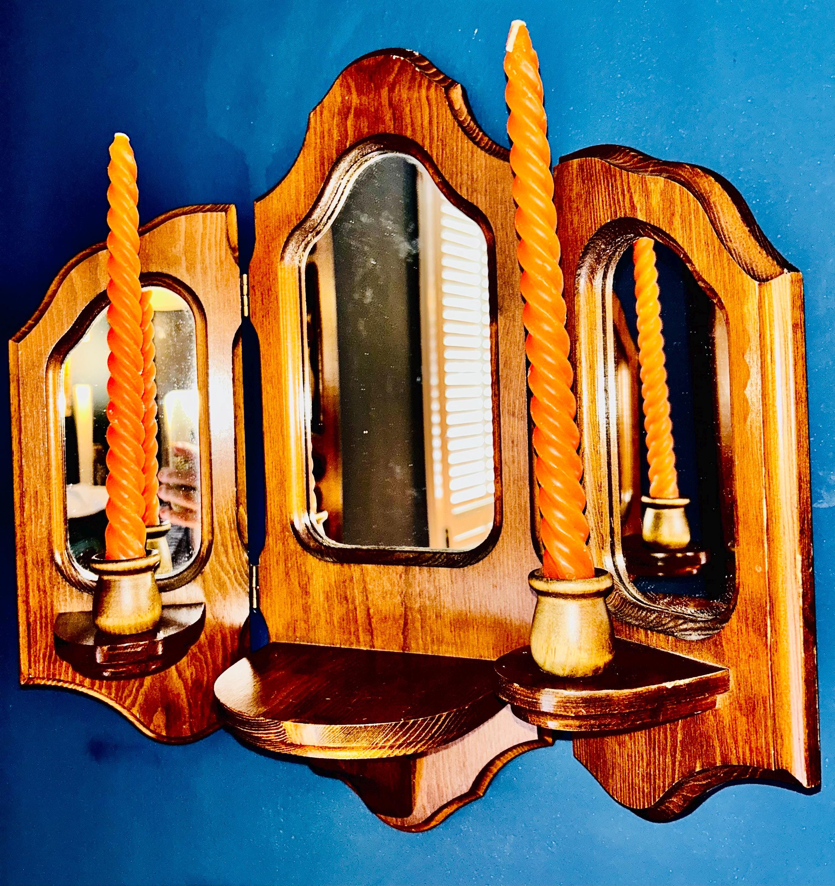 Tri Fold Vintage Mirror - Etsy