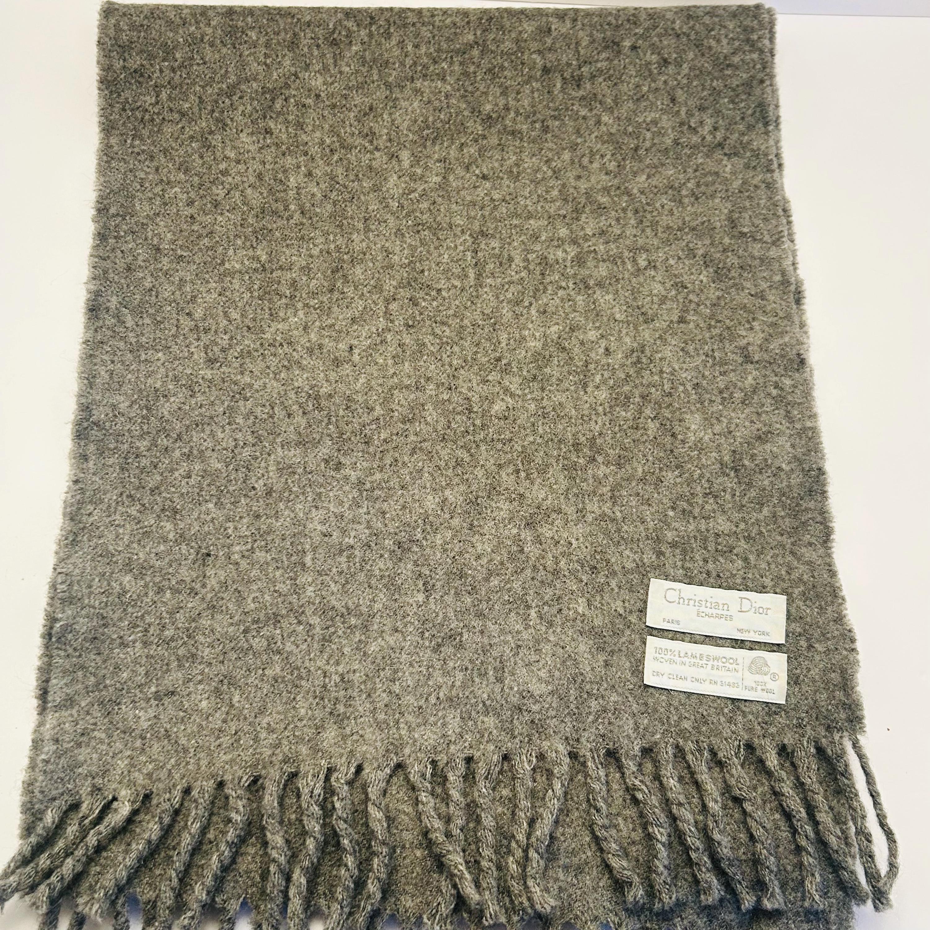 小物 Christian Dior Vintage Wool Scarf Christian Dior Vintage Wool Scarf