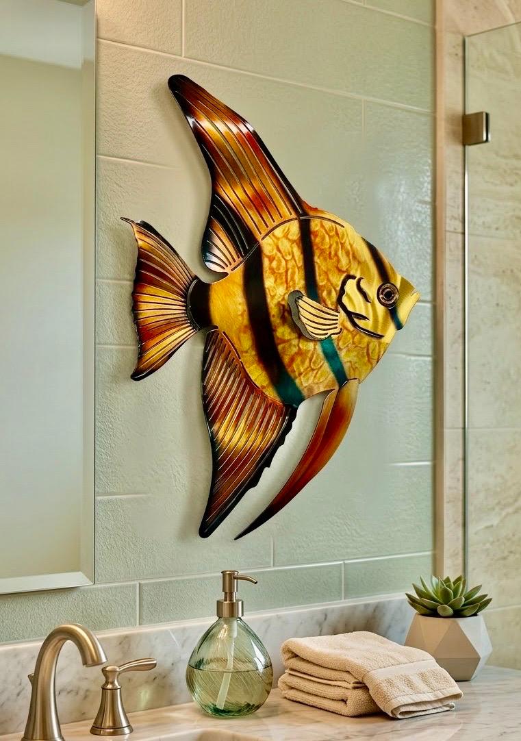 Copper Wall Art Fish - Etsy