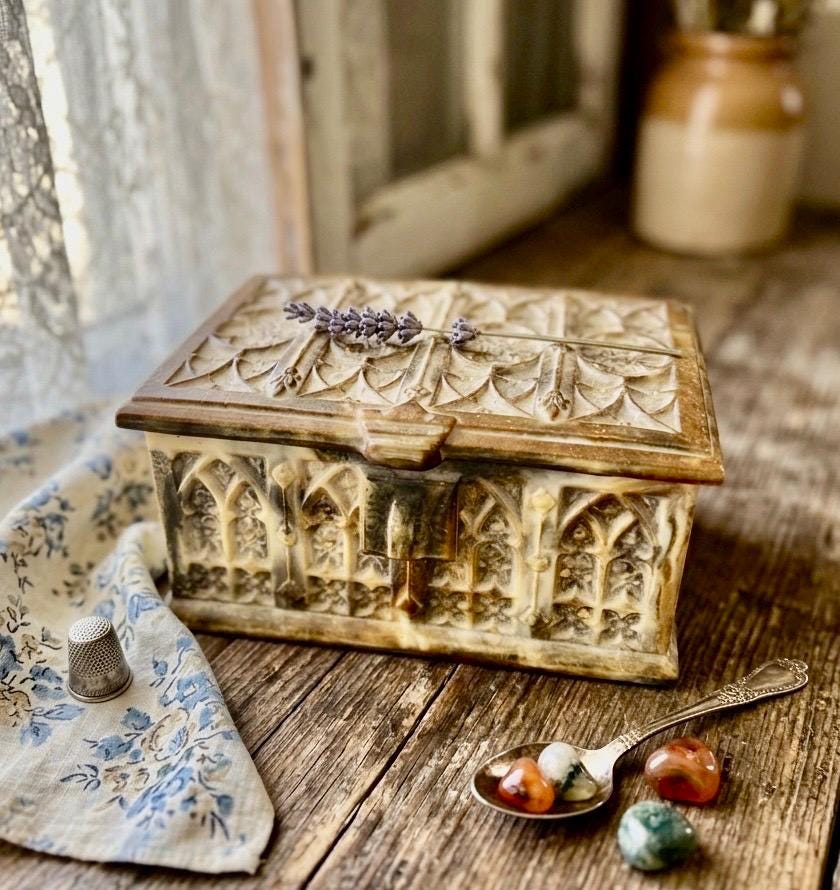 Incolay stone box - Etsy 日本
