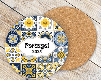 Portugal Portuguese Decorative Tile Azulejos Ceramic Coaster