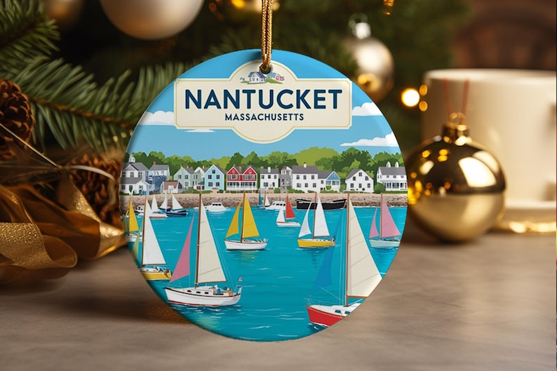 The Everyday Ornament Nantucket Massachusetts Ornament