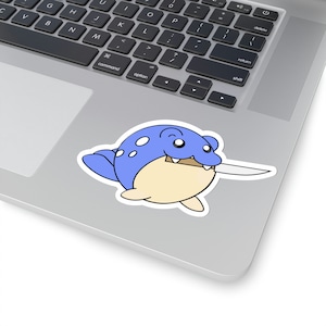 Spheal Sticker! with a Knife!
