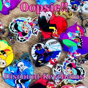 B Grade and C Grade Double Sided Acrylic Keychain