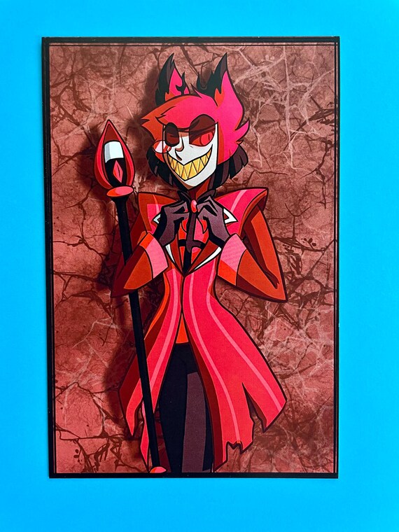 Hazbin Hotel Alastor and Vox 4x6 Art Print Poster - Etsy