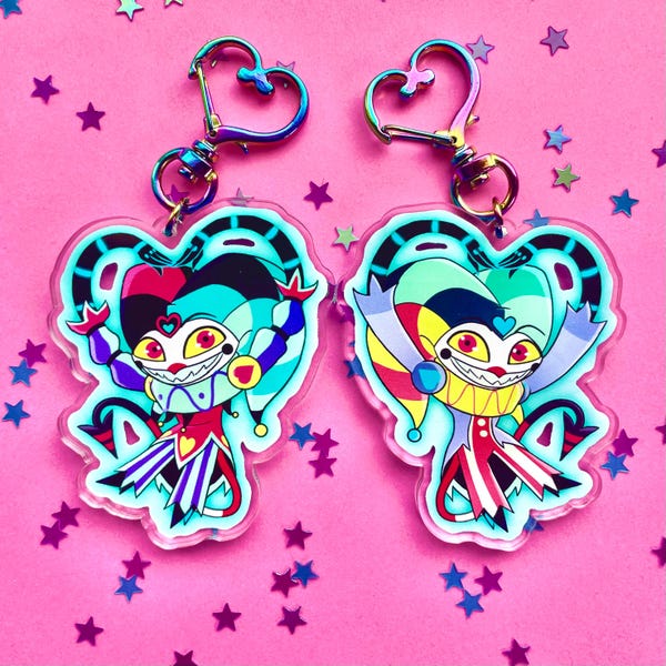 Helluva Boss Fizzarolli Acrylic Double Sided Keychain