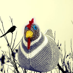 Modèle de poulet facile à tricoter, poulet amigurumi pdf, beau modèle de poulet en tricot, couture modèle de poulet à tricoter