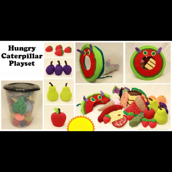 CROCHET PATTERN Very Hungry Caterpillar