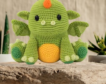 Easy Baby Dragon koji crochet pattern, baby Dragon sewing, baby Dragon crochet, baby Dragon pattern, koji baby Dragon crochet animal crochet