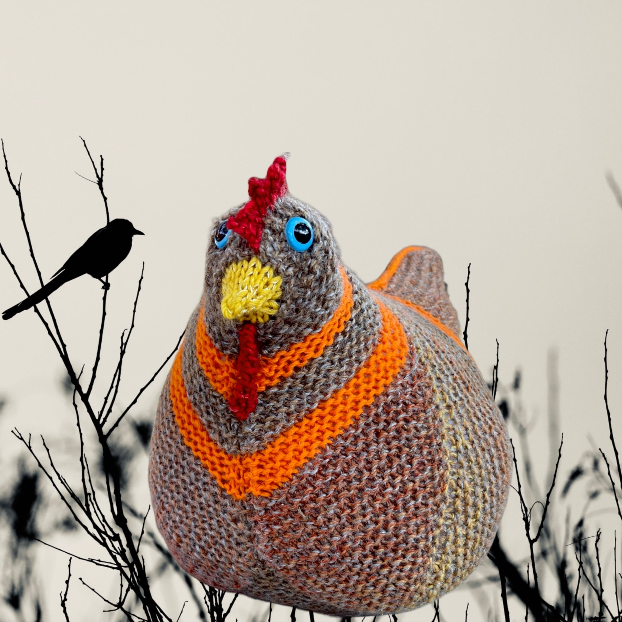 Modèle De Poulet Facile à Tricoter, Poulet Amigurumi Pdf, Beau Modèle ...