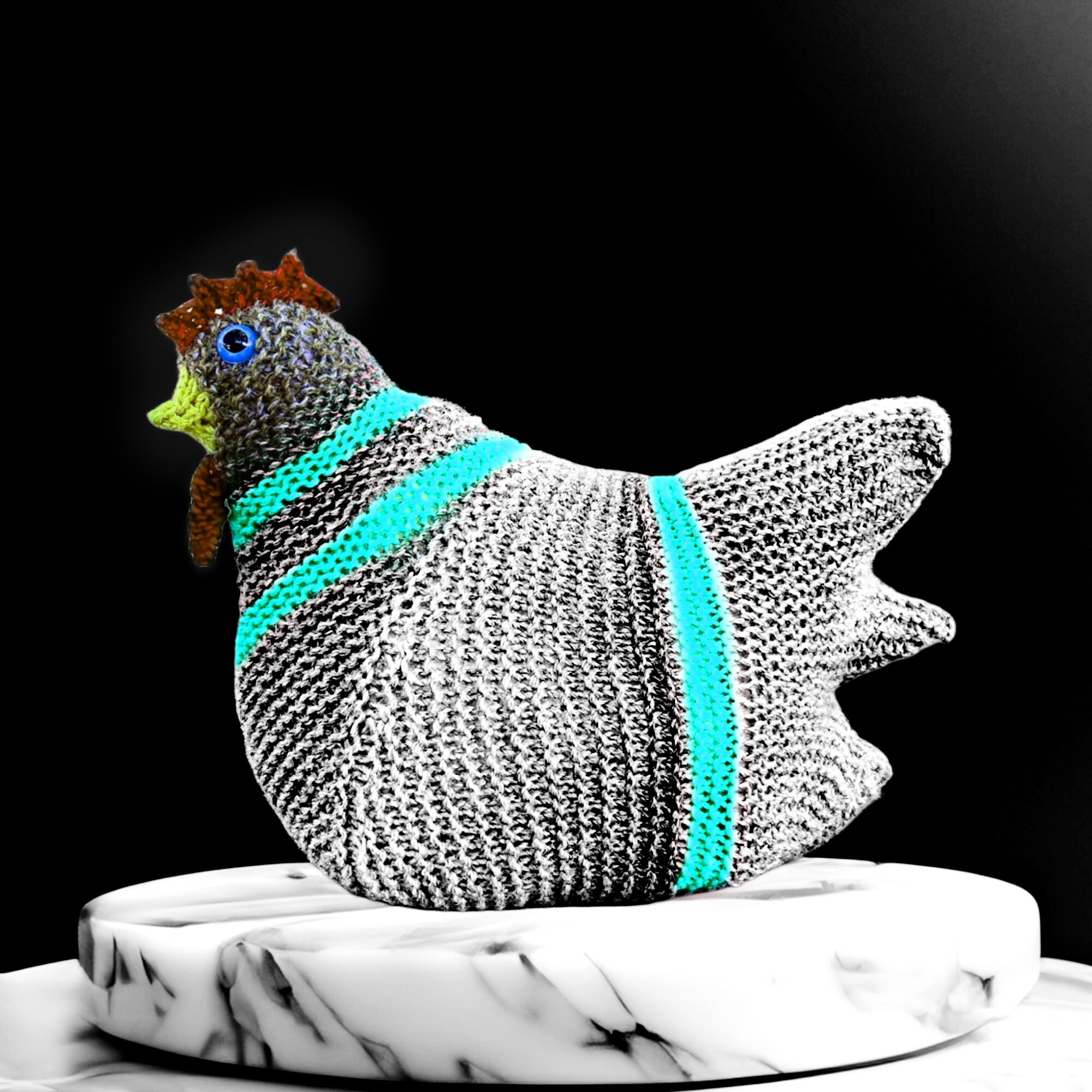 Modèle De Poulet Facile à Tricoter, Poulet Amigurumi Pdf, Beau Modèle ...