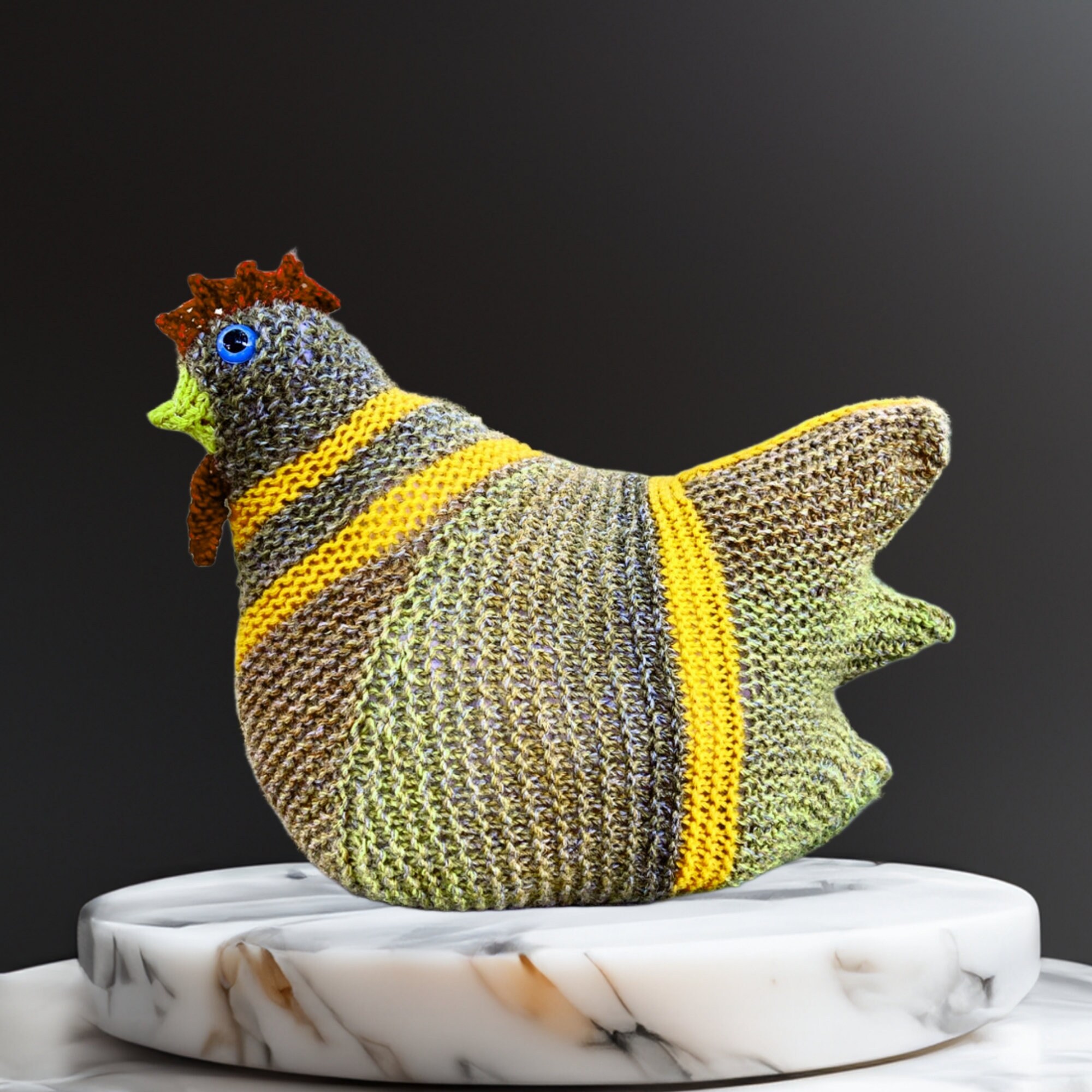 Modèle De Poulet Facile à Tricoter, Poulet Amigurumi Pdf, Beau Modèle ...