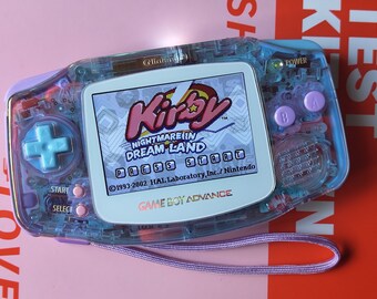 IRIDESCENT PEARL Custom Gameboy Advance - IPS Backlit Screen