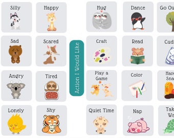 Sentiments et actions, Set de table Montessori Sentiments, Imprimable formation aux habitudes, Responsabilités quotidiennes des enfants, Sentiments d'enfants, Grands sentiments