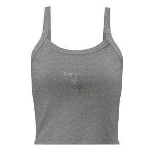 Embroidered Tinis Weenies and Bikinis Shirt Funny Dachshund Tee Sausage Dog Martini Beach Shirt Wiener Dog Gift Summer Dog Lover T-Shirt image 6