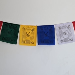 Tibetan Prayer Flags Traditional Hand Printed Flags