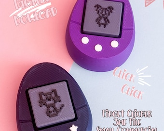Archivo de impresión 3D: Juguete fidget clicker para bebés y mascotas (descarga digital)
