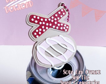 Valentines XO Cookie Soda Can Opener | 3D Print File (Digital Download)