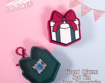 Fidget Clicker regalo di Natale / Stampa 3D di Natale File 3MF (download digitale)