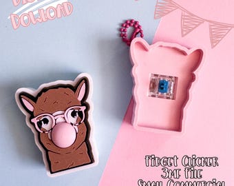 Bubblegum Llama Toy Clickers | 3d Print Fidget Toy (Digital Download)