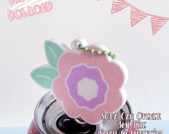 Floral Soda Can Opener | Spring 3MF Print File (Digital Download)