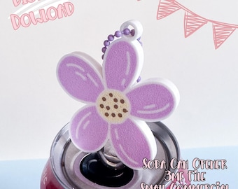 Floral Soda Can Opener | Spring 3MF Print File (Digital Download)