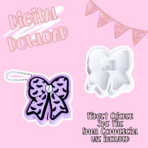 Bats & Polkadots Clicker 3D Print File | Halloween Bow Toy Fidget 3d Print File (Bambu Studio 3MF File)