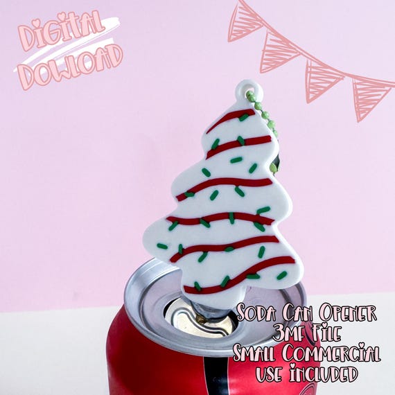 Tree Cake Soda Can Opener | 3D Print File (Digital Download)