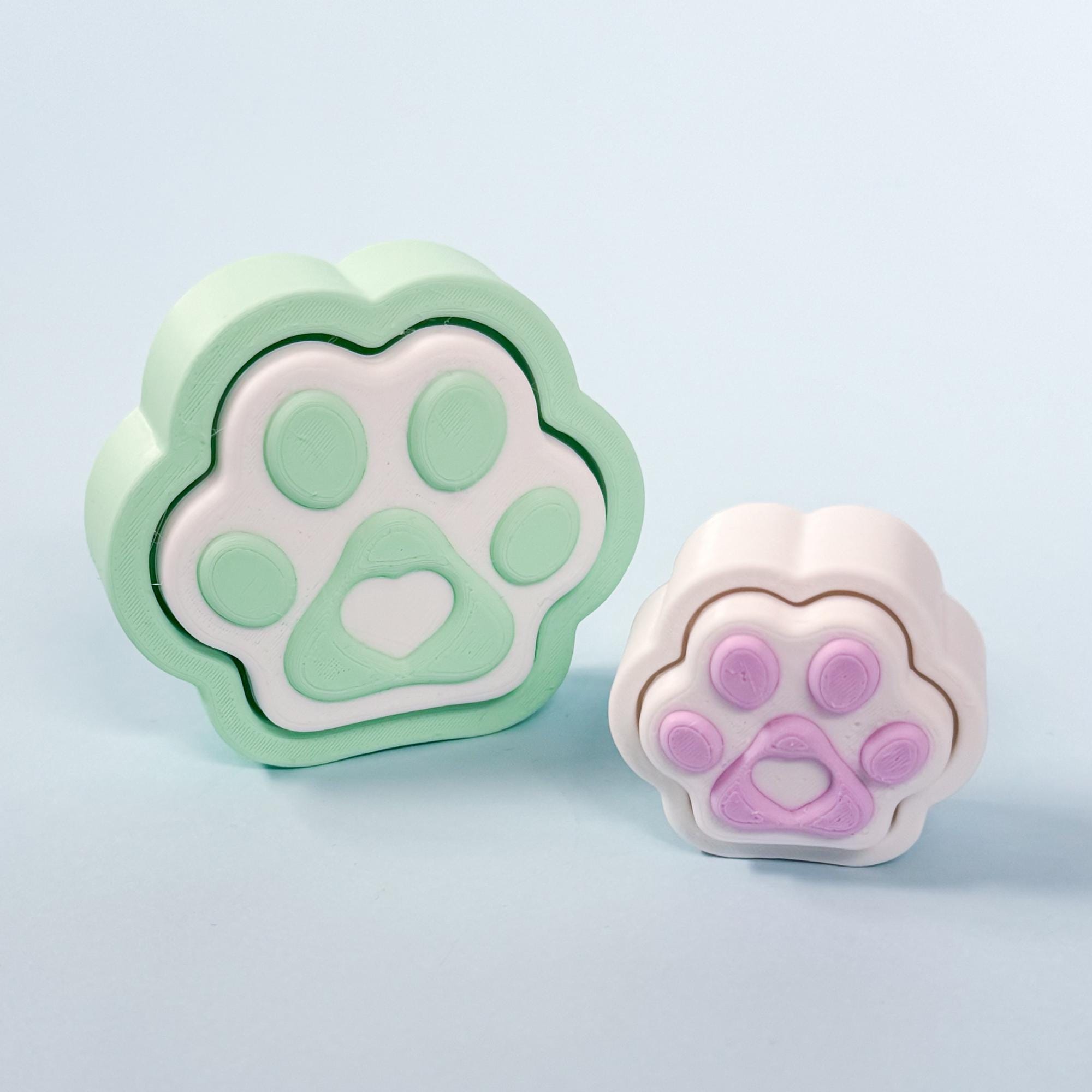 Pet Paw Fidget Clicker: Animal 3d Print 3MF File (digital Download) - Etsy