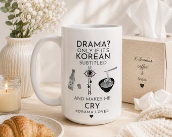 korean drama mug, kdrama gifts, kdrama addict, kdrama lover, korean mug, funny kdrama, kpop merch, korean style, korean era, gift for her
