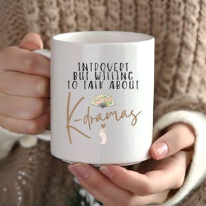 11oz ceramic mug,Sorry i can't kdrama,Kdrama Mug,kdrama gift,Kdrama Addict,Kpop Fan,Gift for Kdrama Lover,korean lover,koean gift,korean mug